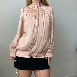 Boho Chic Women's Tan and Pink Jacket